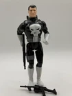 🔥🚨Vintage Marvel The Punisher Cap Firing 5" Figure W/Gun 1990 Marvel Toy Biz