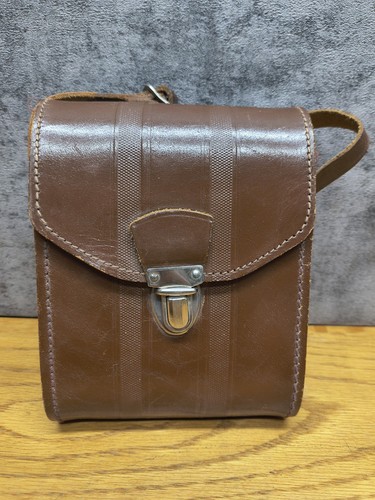 VINTAGE Leather English HOMA Case with carrying strap