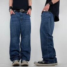 Vintage y2k faded stonewash baggy wide leg skater grunge jeans