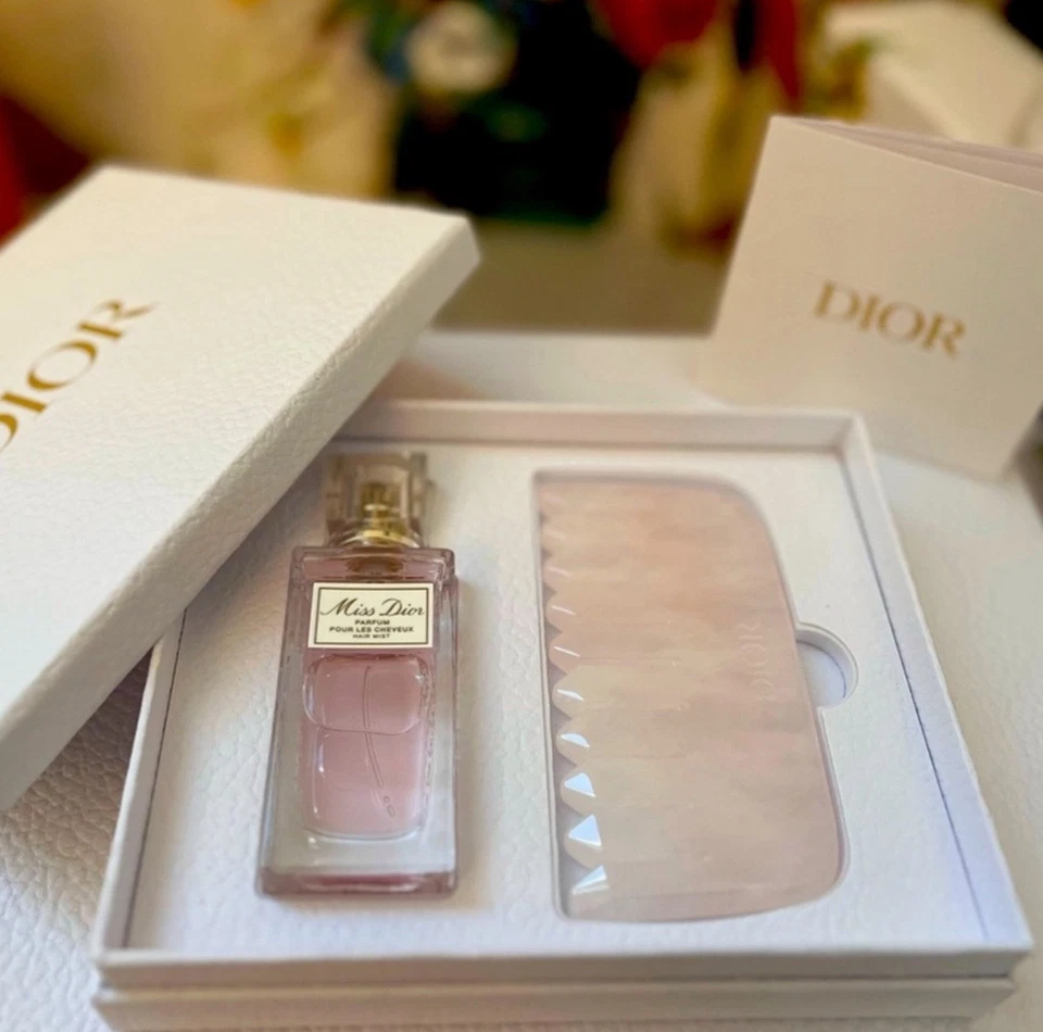 Dior Rose Quartz Comb & Miss Dior Hair Mist Gift Set – NIB, Rare VIP Exclusive - Image 4 of 4