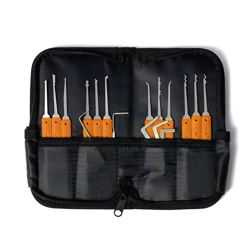 17Pcs Practice Picktools Padlock Key Car Repair Tools Training Kit Home Tool