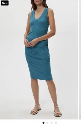 Michael Stars Esme Above Knee Dress, Blue XS