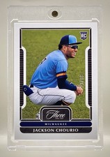 Jackson Chourio 2023 Panini Three And Two #47 Canvas Rookie RC #/99 - Brewers