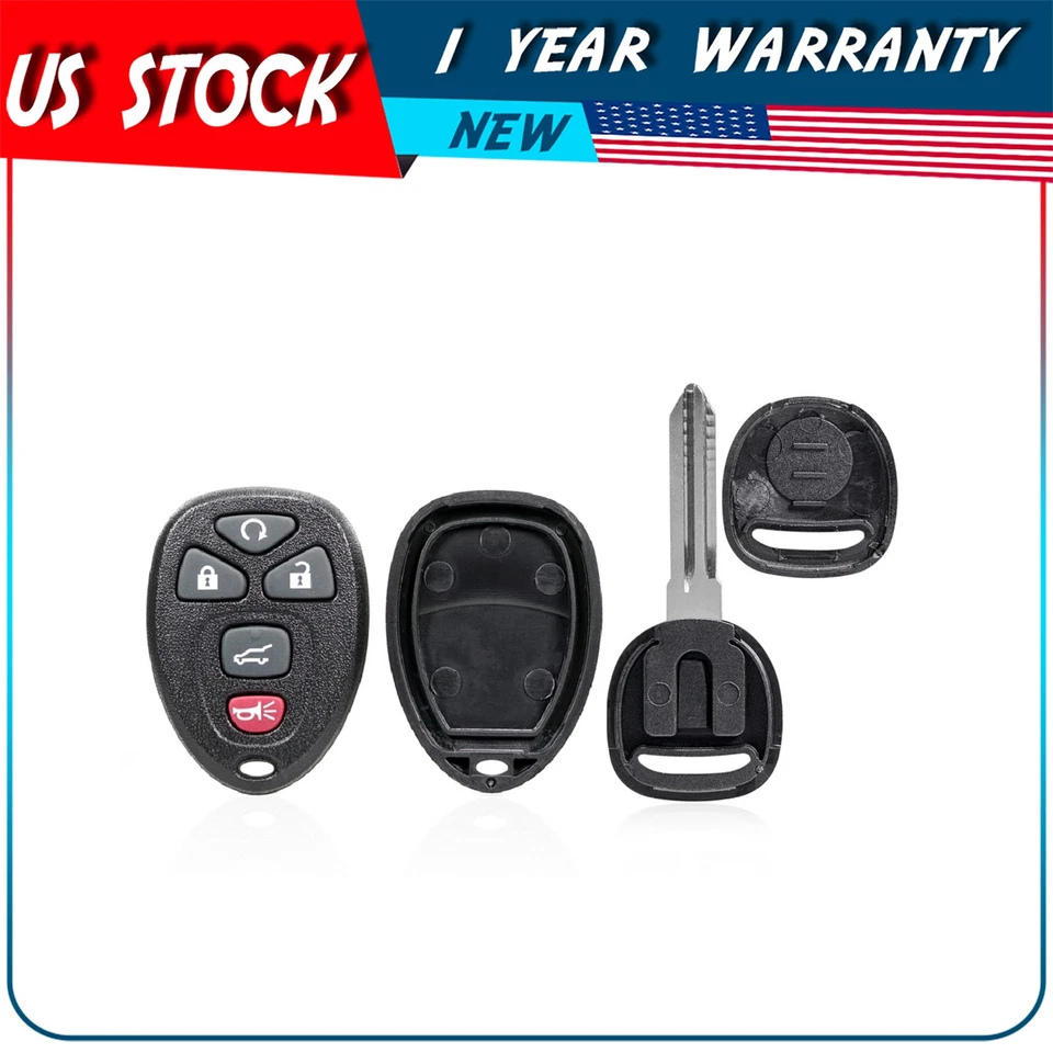Remote Car Fob + Key For GMC Acadia Yukon Chevrolet Traverse Tahoe OUC60270 - Изображение 2 из 4