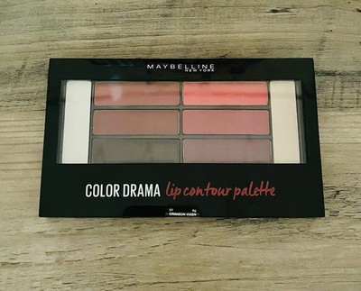 Maybelline Color Drama lip contour Palette 4g  01  crimson vixen Lippenstift NEU