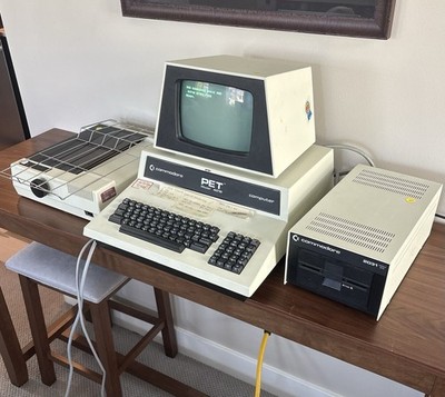 Vintage Commodore PET 4016 Computer System   Complete Collector Lot