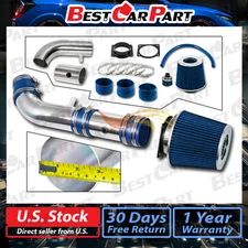 BCP BLUE For 2000-2002 Lincoln LS 3.0L DOHC V6 Ram Air Intake Kit System+Filter