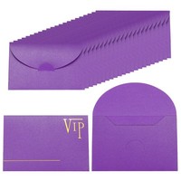 GeschenkkartenumschläGe 11 X 7,5 Cm 24 StüCk 250 G Lila