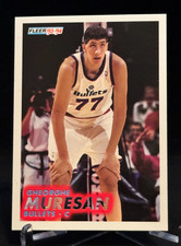 1993-94 Fleer Rookie Card #396 Gheorghe Muresan Washington Bullets. rookie card picture