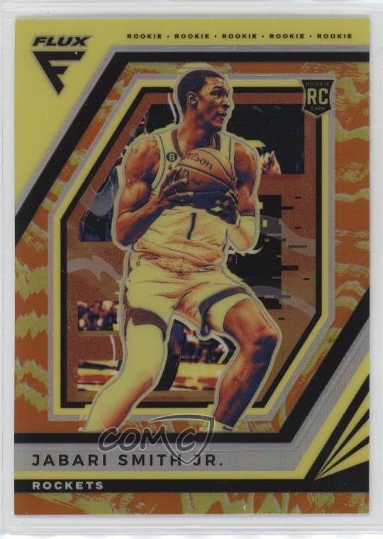 2022-23 Panini Flux Rookies Sunrise Prizm Jabari Smith Jr #201 Rookie RC 15iu
