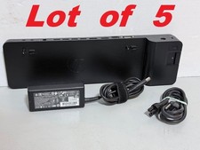    Lot of 5    HP EliteBook ProBook UltraSlim Dock 2013 US    w/ 65W AC Adapter   