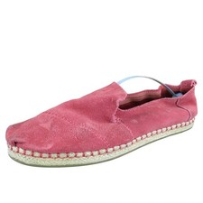 TOMS Women's Espadrille Coral Leather Sz 9 Medium Used 2025