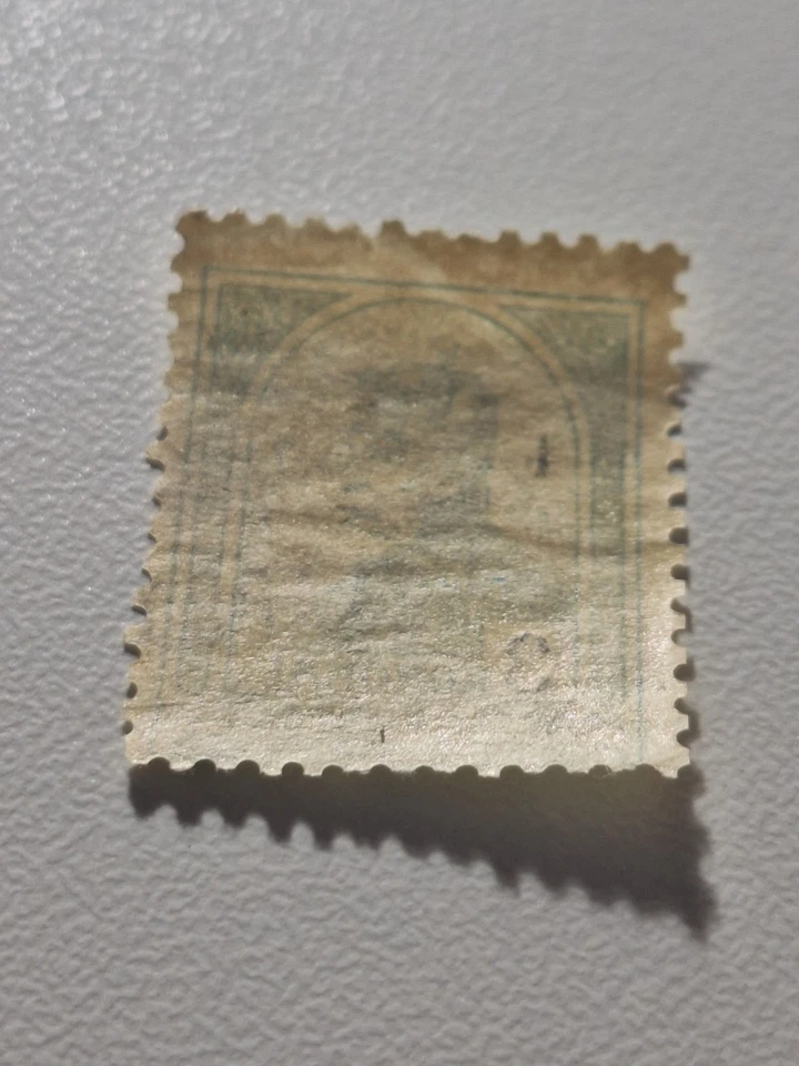 Vintage 1900 Hungary 3Kr Stamp #82A.  Cat. value over $3500.  - Image 2 of 4