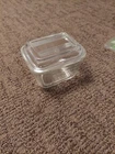 Vintage Pyrex Clear Glass Refrigerator Dish W/lid 501B