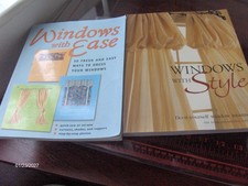 TWO-Windows With Ease AND Windows with Style.ex.con-bought USA-£3 LOT