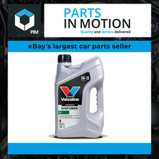 Synpower Fe 5w20 5l fits MG MG ZS 1.5 2017 on Valvoline Genuine Quality Product 6.94 per litre