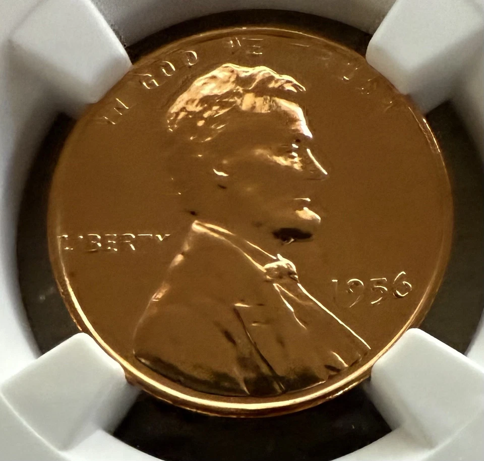 1956 Lincoln Cent Wheat Red Penny PROOF, NGC PF 69 RD - Image 3 of 4