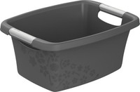 Rotho WäSchewanne Flowers 12 L WäSchekorb WäSchesammler Griffe WäSche Korb Box