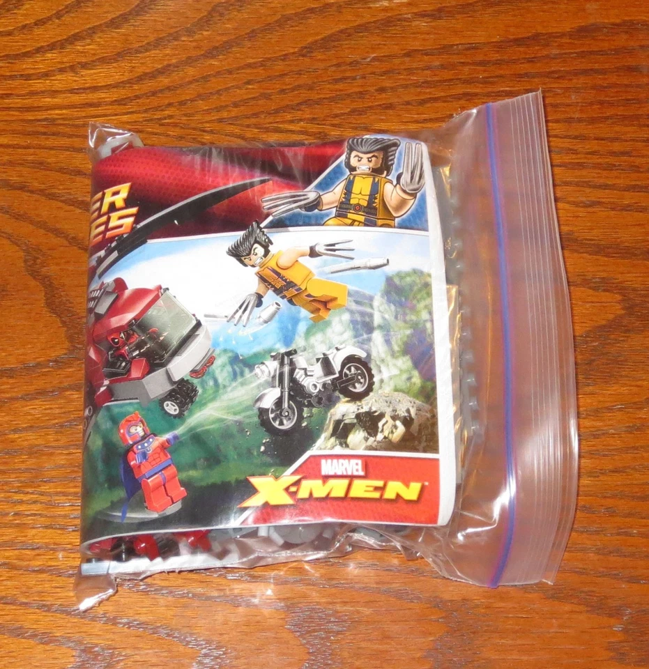 LEGO Marvel Wolverine's Chopper Showdown 6866 Helicopter & Bike only NO MINIFIGS - Image 3 of 3