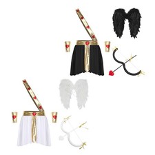 Men Cosplay Adult Outfits Music Festival Cupid Costumes Performance Angel Show