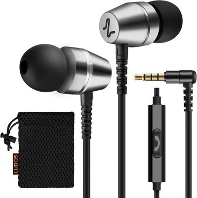 LUDOS OMNITONE Wired Earbuds in-Ear Headphones, 5 Year Warranty, Earphones with