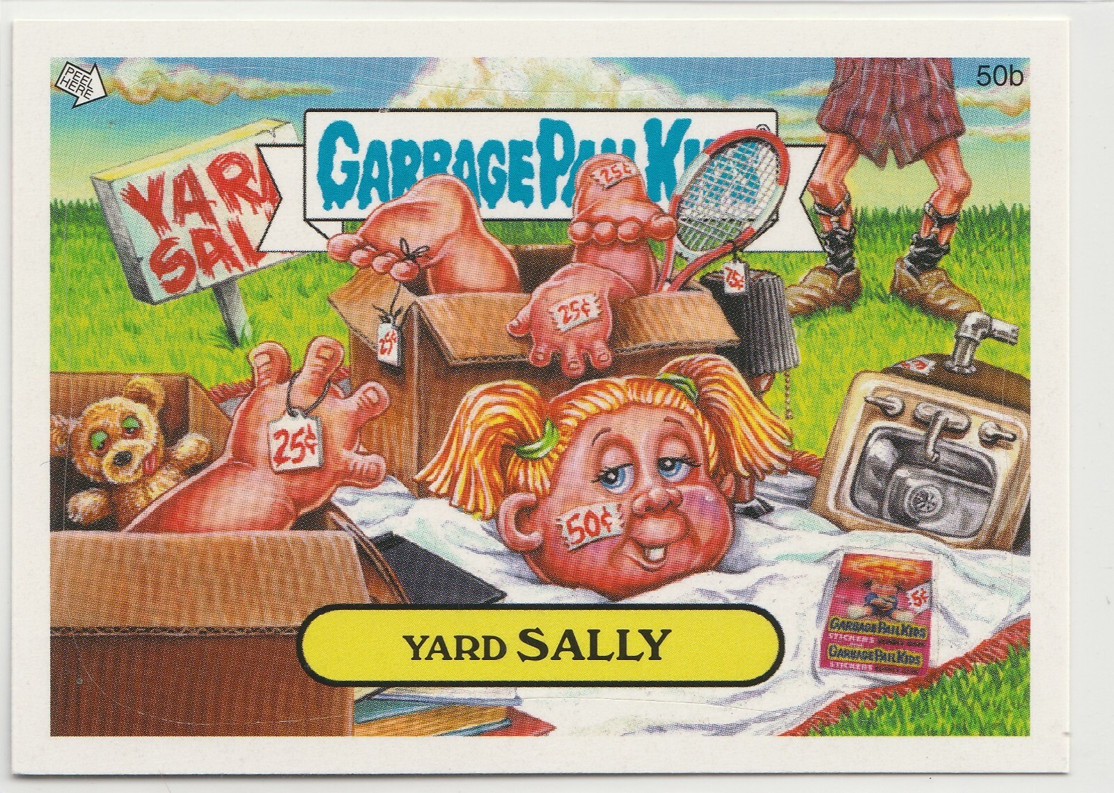 2008 Garbage Pail Kids Yard Sally #50b GPK All-New Series 7 ANS7