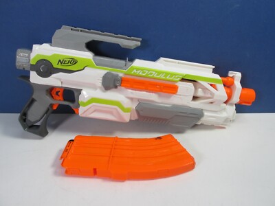 große NERF MODULUS ECS-10 BLASTER GUN Dart Spielzeug N-STRIKE ELITE Auto Batterie Feuer