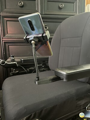#ad Phone Holder Designed For Quantum Power Wheelchair Armrest $19.99