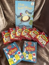 Dr. Suess picture book WITH LOT OF BRAND NEW DR SUESS FLASH CARDS 8 BOXES