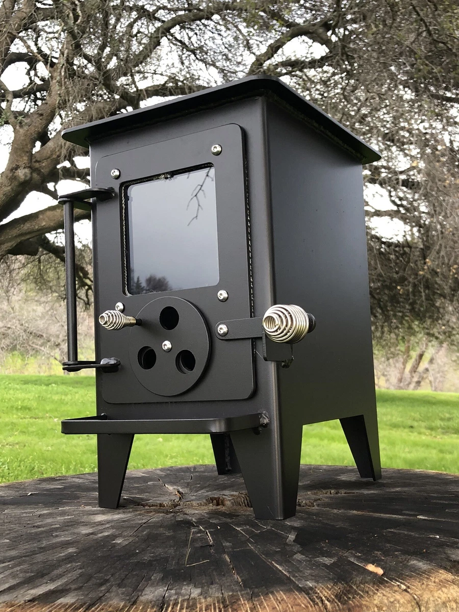 Tiny Wood Burning Stove Tiny House Home Cabin Skoolie RV Van Fireplace  Woodstove | eBay
