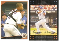 2 DIFFERENT BASEBALL CARD LOT OF RAMON CASTRO 948