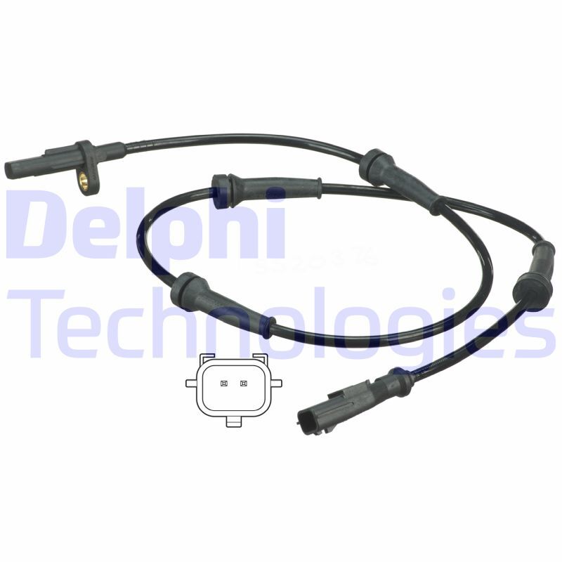 Sensore, N° giri ruota SS20376 DELPHI per RENAULT OPEL