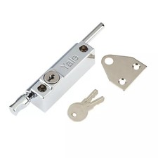 Yale P124 Multi-Purpose Door Bolt Chrome P-124-CH