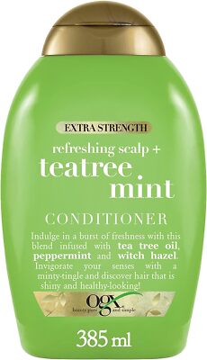 Teebaum Conditioner 385ml für fettiges fettiges Haar Erfrischende Kopfhautpflege 1er Pack