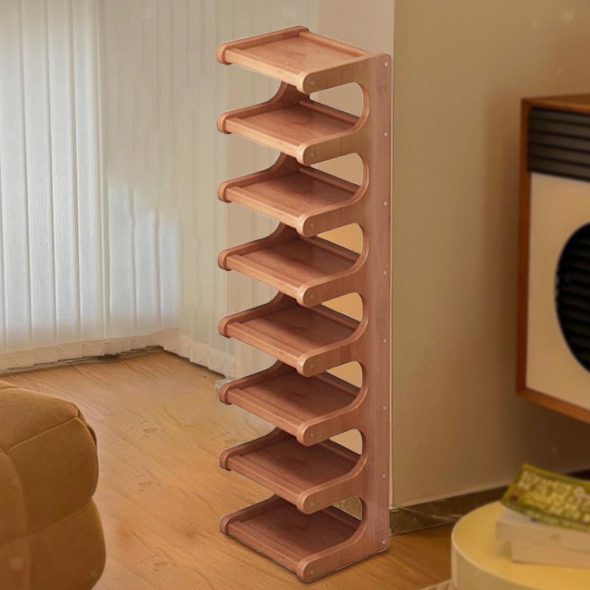 Vertical Shoe Rack Shoe Shelf Tier Space Saving Shoe Storage