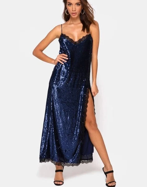 blue sequin dress motel rocks Long Light Blue Prom Dresses Butterfly Lace Off The Shoulder main image 0