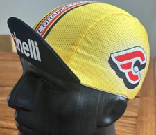CINELLI BURST COOLMAX® WICKING POLYESTER TEAM CYCLING CAP NEW BIKE RIDE HAT  **