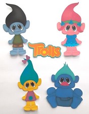 3D UPick Trolls Cute Characters Scrapbook Card Embellishment 3856