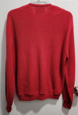 Vtg SEARS Kings Road Reddish-Pink Alpaca Wool Blend Knit LS Vtg SEARS Kings Road Reddish-Pink Alpaca Wool Blend Knit LS