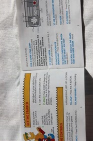 Simpsons Bart vs the Space Mutants Game Pak Instructions - NES Manual