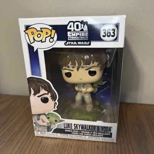Funko Pop! Star Wars: Empire Strikes Back - Luke Skywalker & Yoda Bobble-Head
