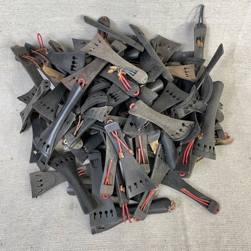 Lot of 2 lbs Bulk Vintage Violin Tailpieces Ebony Rosewood Various Sizes