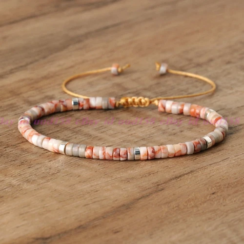 Minimalist Dainty Crystal Assorted Natural Gemstone Beads Healing Reiki Bracelet - Picture 50 of 60