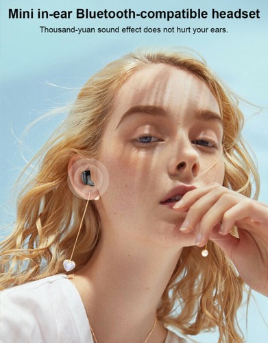 Single Earbud Bluetooth Earphone Headphones In-Ear Headset For Tablet Phone - Zdjęcie 3 z 14