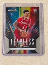 2024 Panini Prizm Draft Picks Basketball Fearless Kel’el Ware Holo Silver Rookie