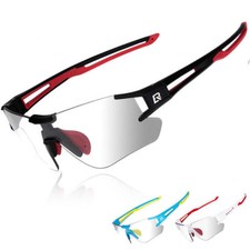 ROCKBROS Photochromatic Cycling Glasses Frameless Sports Sunglasses UV400Goggles