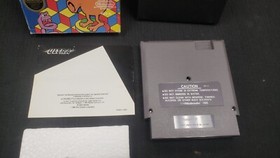 CIB Q BERT Q*BERT NINTENDO NES VIDEO GAME COMPLETE IN BOX W/ PROTECTOR CASE