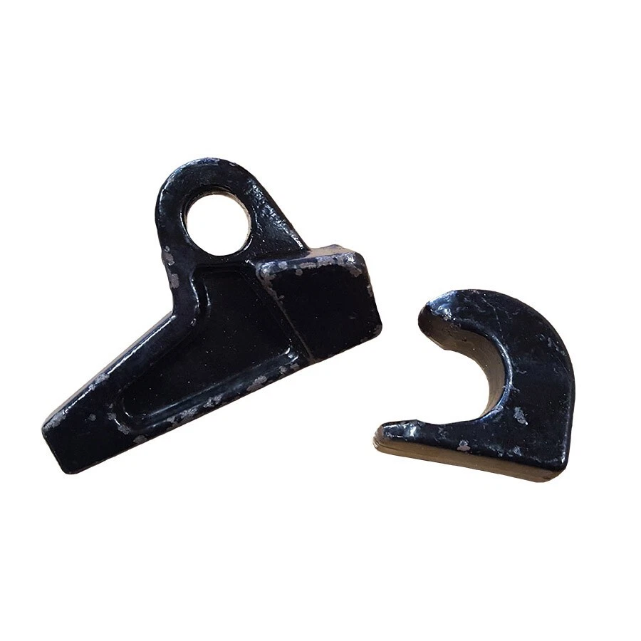 Euro 8 Hook & Eye Loader Brackets Quickie No8 Weld on Replacement
