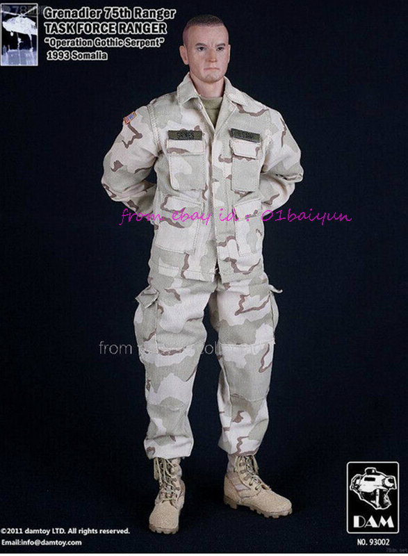 ミリタリー Grenadler 75th Ranger TASK FORCE RANGER Grenadier -75th Ranger Task Force Ranger Somalia 93 Dam Toys