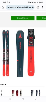 MOTIVATED TO MOVE MAKE AN OFFER.  Almost NewAtomic Vantage 79 Ti skis Siz( 171) 